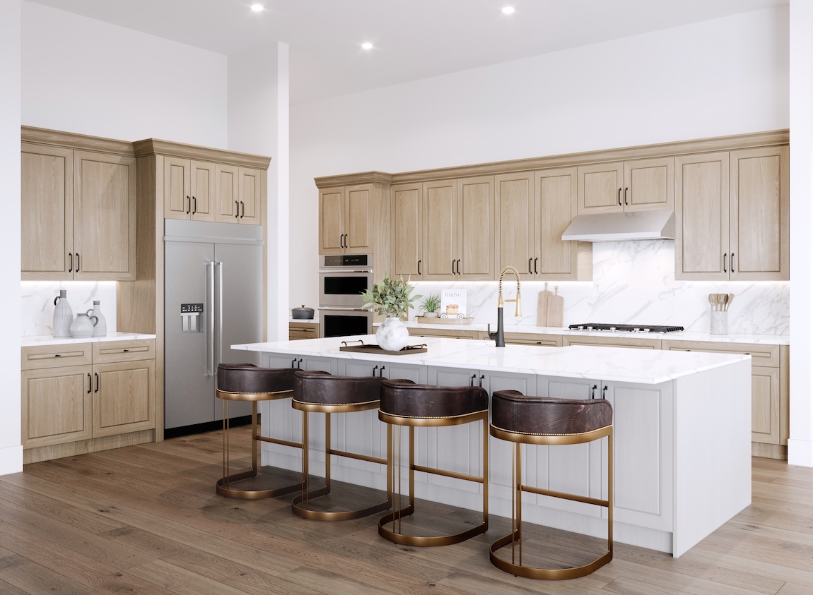 Meravita at Boca Raton, Toll Brothers — Everglade kitchen (artist's rendering)
