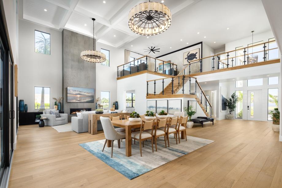 Meravita at Boca Raton, Toll Brothers — Seaglass great room (artist's rendering)