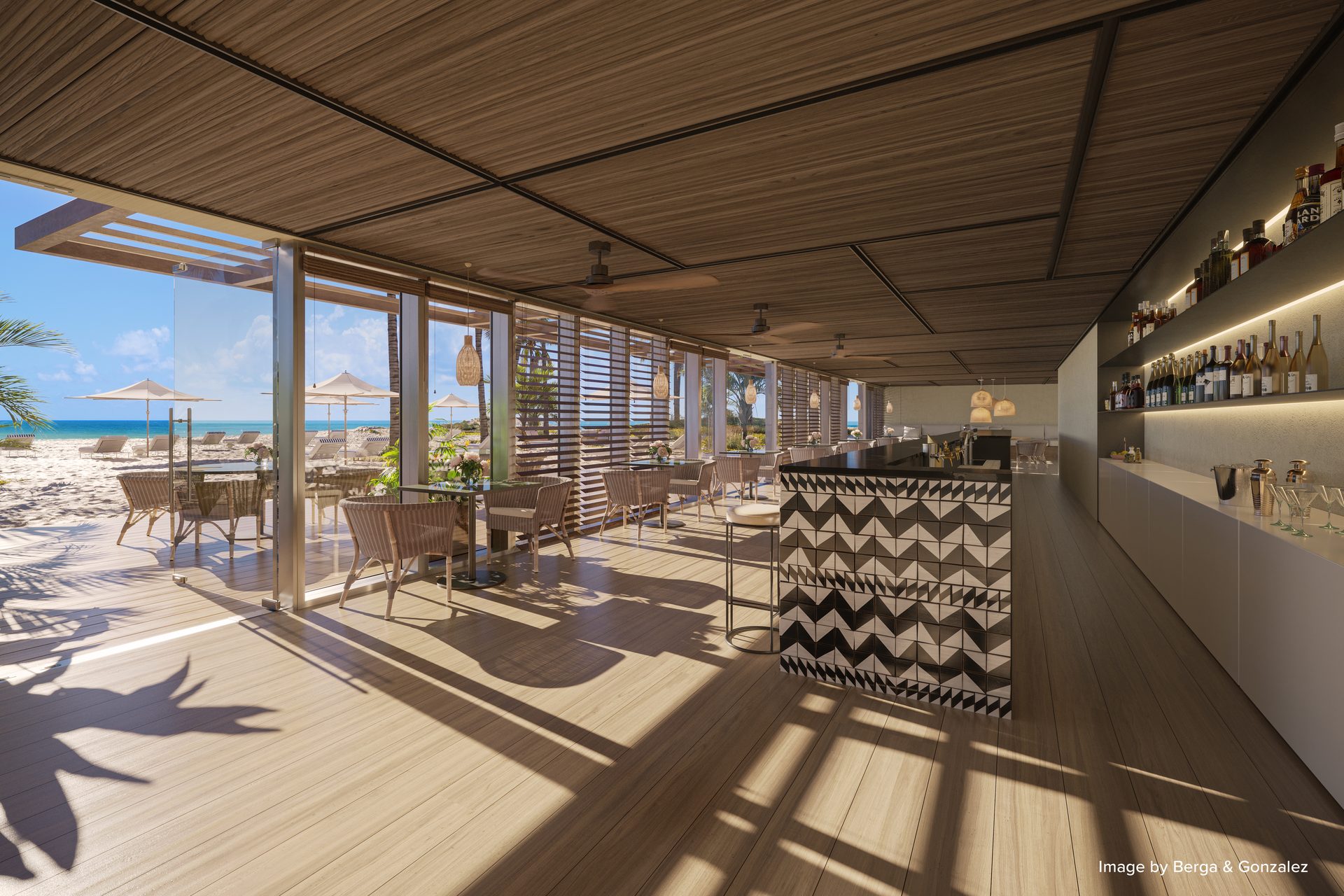 Ritz-Carlton Residences, Palm Beach Gardens — The Beach Tower Restaurant (artist's rendering)